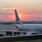 Sunrise at the airport 