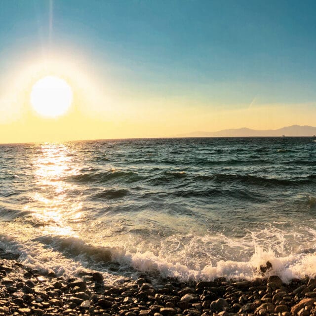 Mykonos Beach Sunset