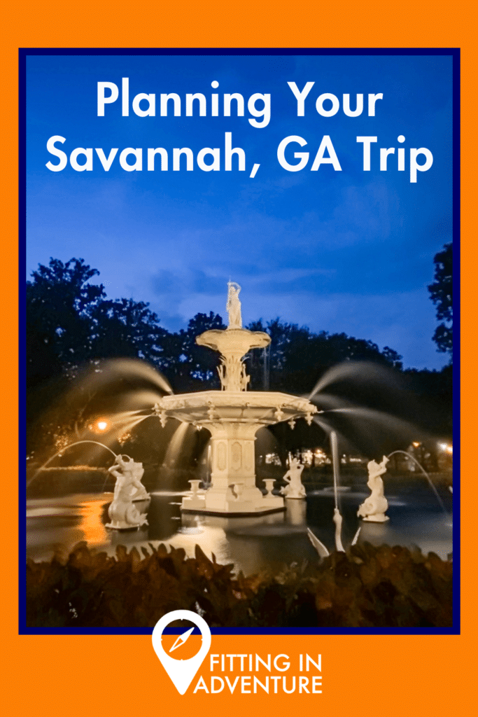 Planning a trip to Savannah GA