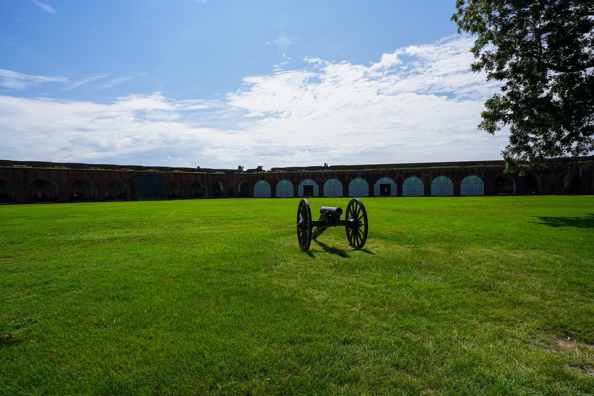 Cannon on Parade Grounds