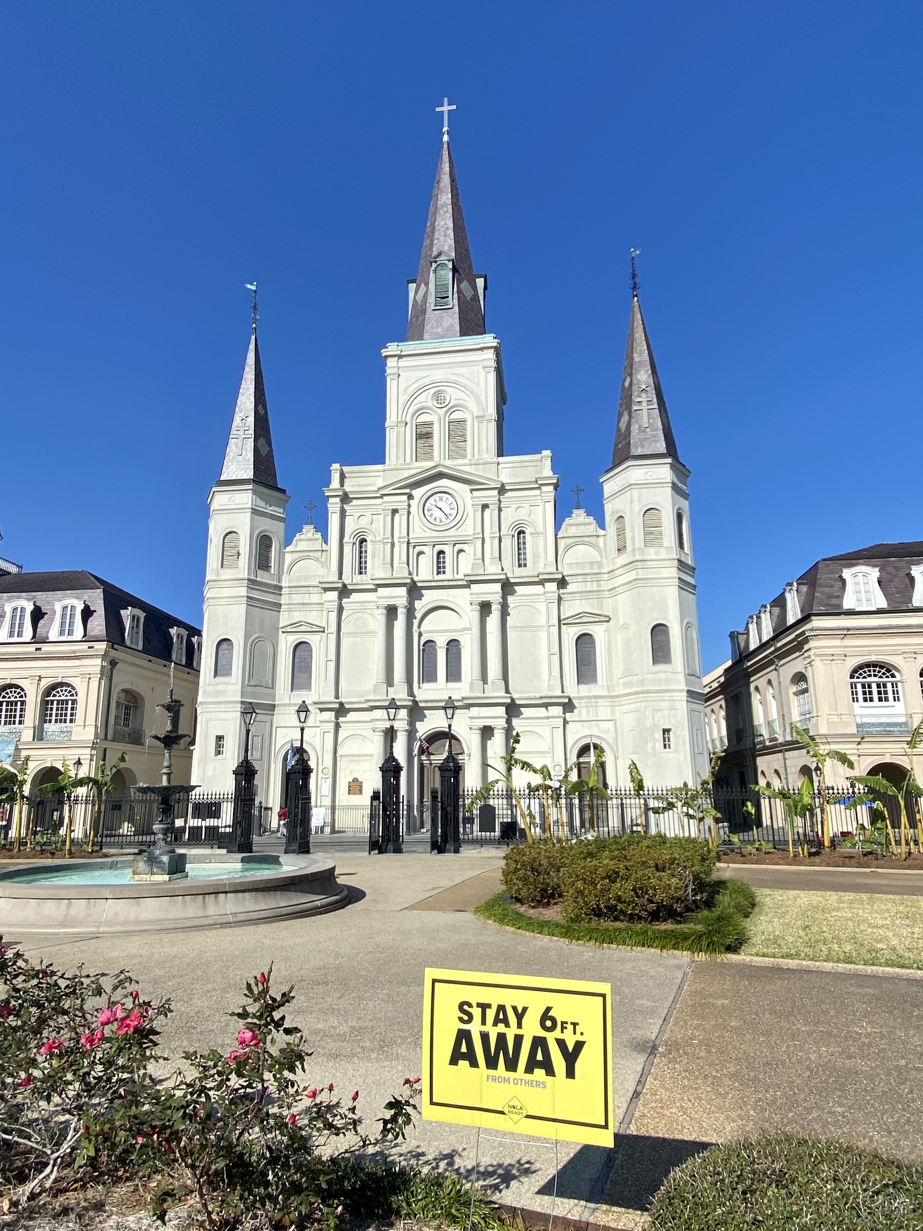 St Louis Cathedral from Jackson Square - New Orleans 