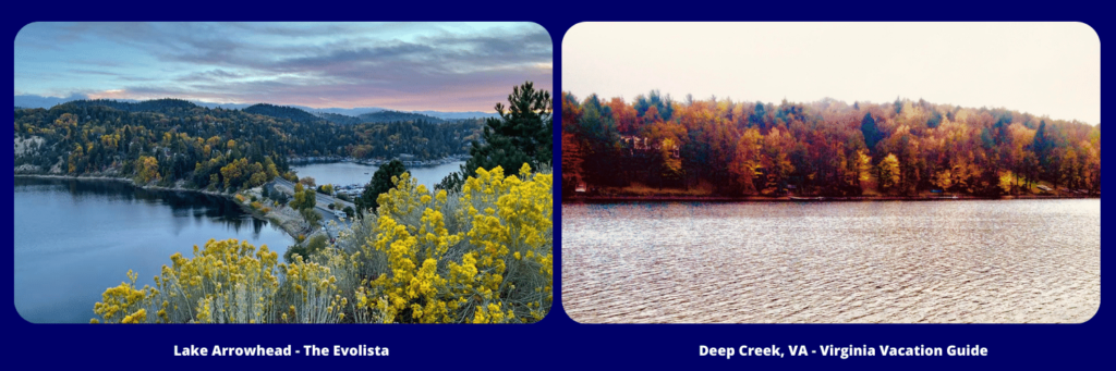 Fall Colors of Lake Arrowhead and Deep Creek