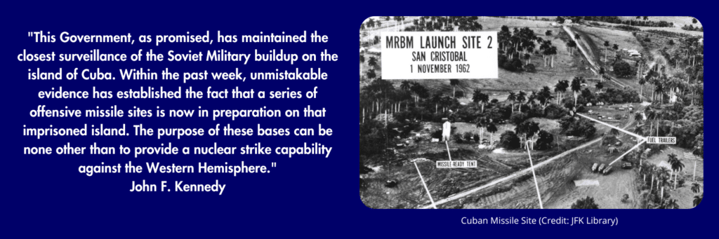 photos of Cuban missile sites during the Cuban Missile Crisis