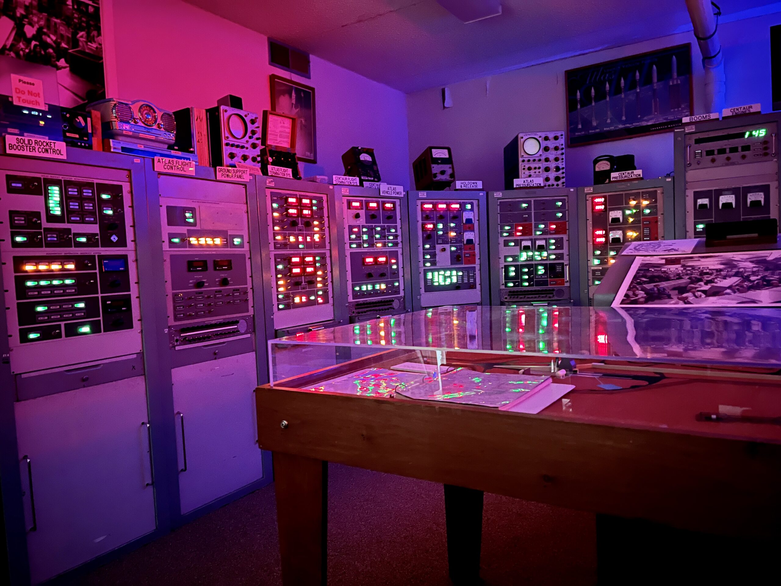 Control panel in American Space Museum in Titusville FL