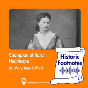 Dr. Mary Jane Safford was a pioneering physician and a leader in the women's suffrage movement, yet few people know much about her. Born in Vermont in 1842, she dedicated her life to providing healthcare services to underserved communities in the late 19th and early 20th centuries. Dr. Safford's legacy serves as a reminder of the important role that doctors play in improving the health and well-being of individuals and communities. Learn more about her inspiring story in this episode.



