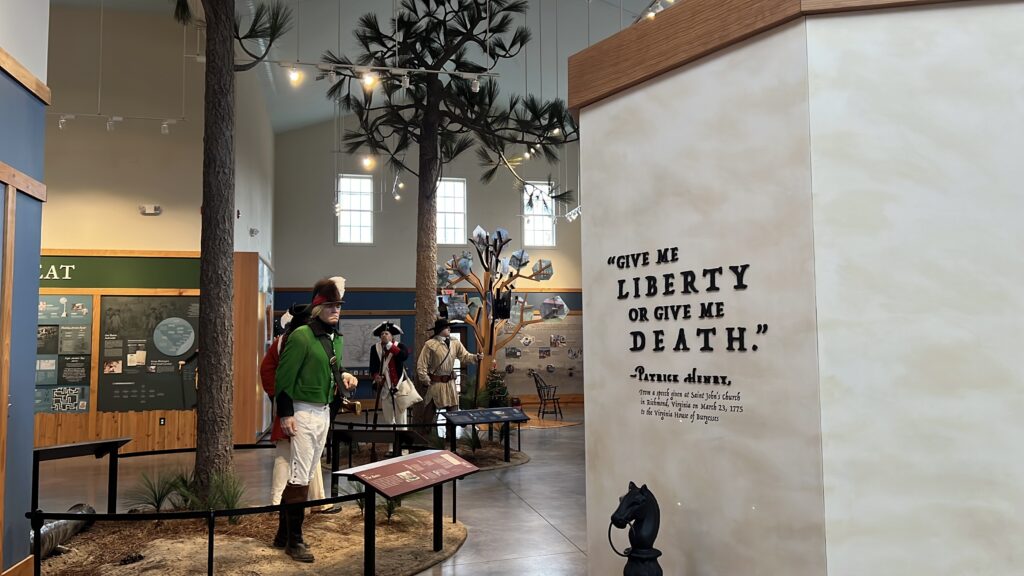 Revolutionary War Visitor's Center in Camden South Carolina 