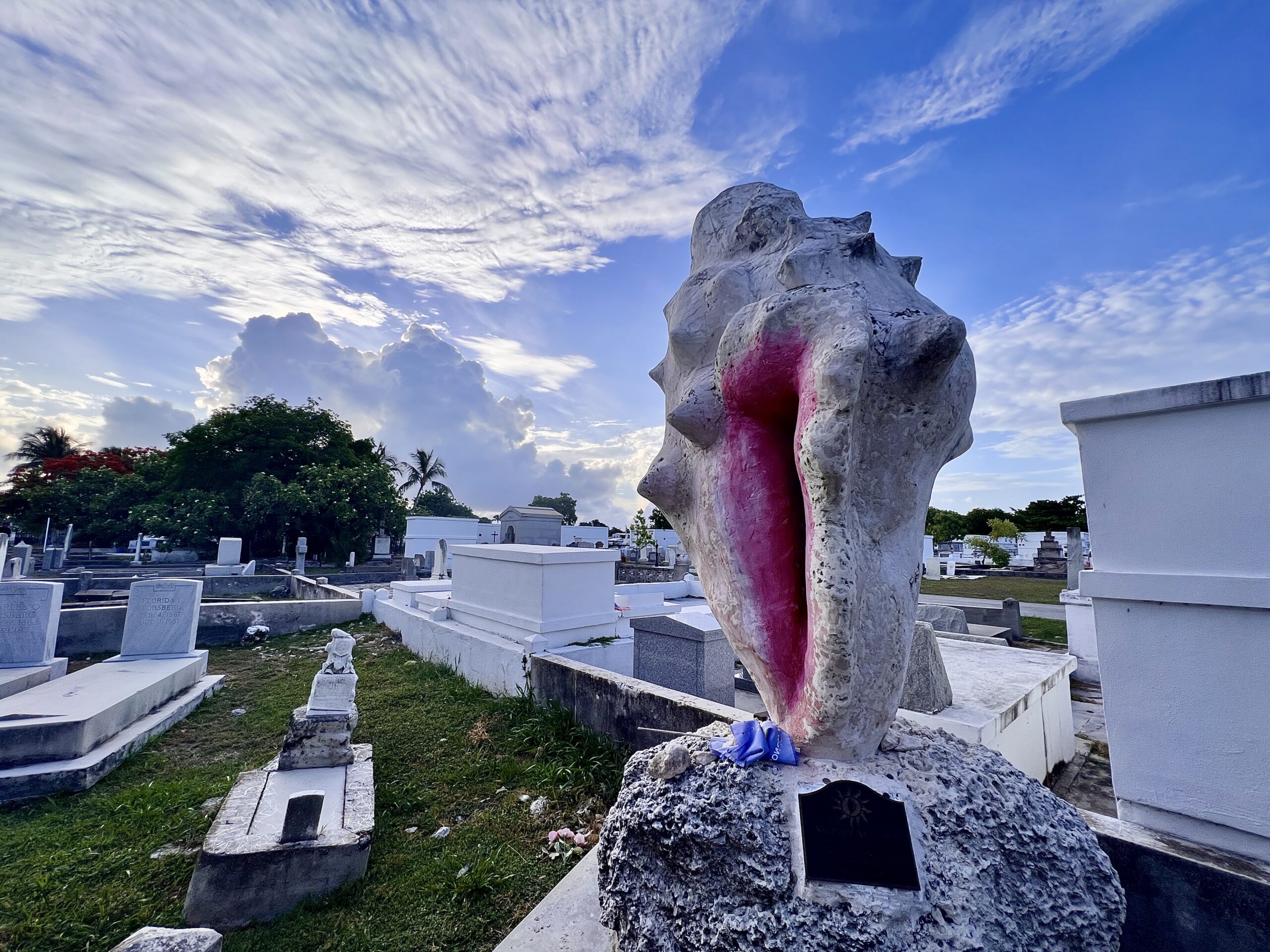 Key West Cemetery conch grave