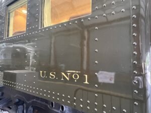 Ferdinand Magellan Presidential Railcar, also known as U.S. Car No. 1 at the Gold Coast Railroad Museum 
