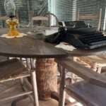 Author Marjorie Kinnan Rawlings writing table and typewriter in central Florida