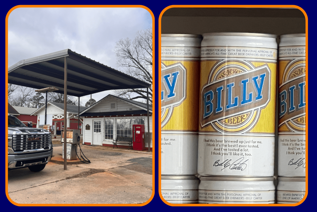 Billy Carter Service Station in Plains Georgia