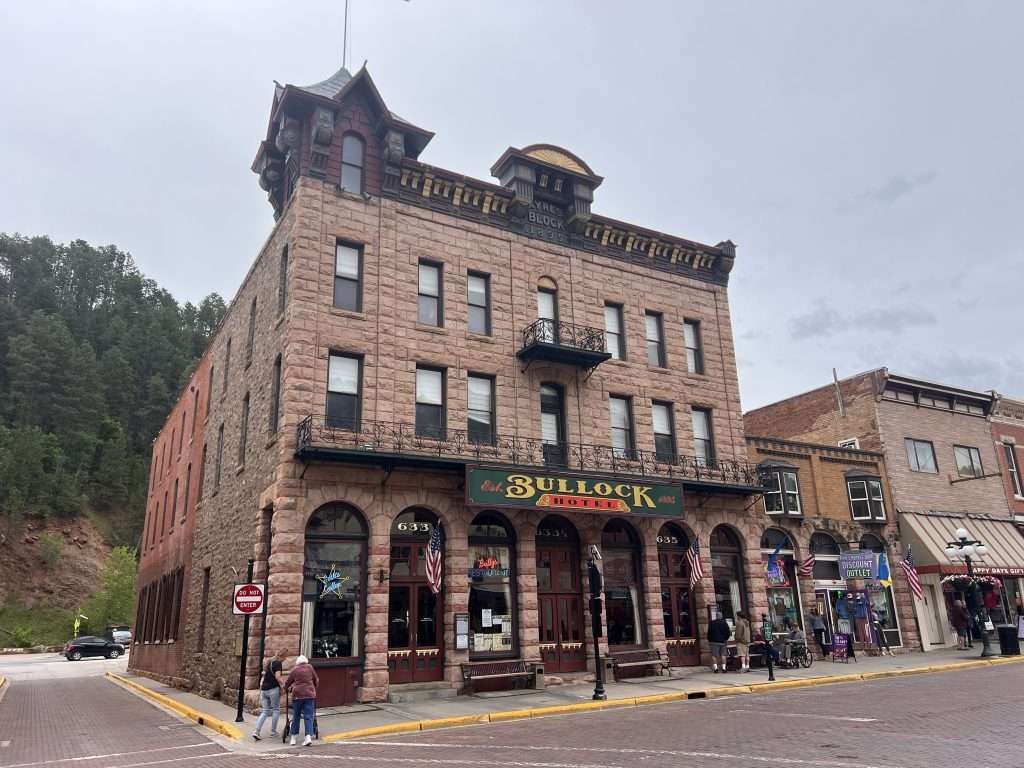 Historic Bullock Hotel in Deadwood South Dakota 