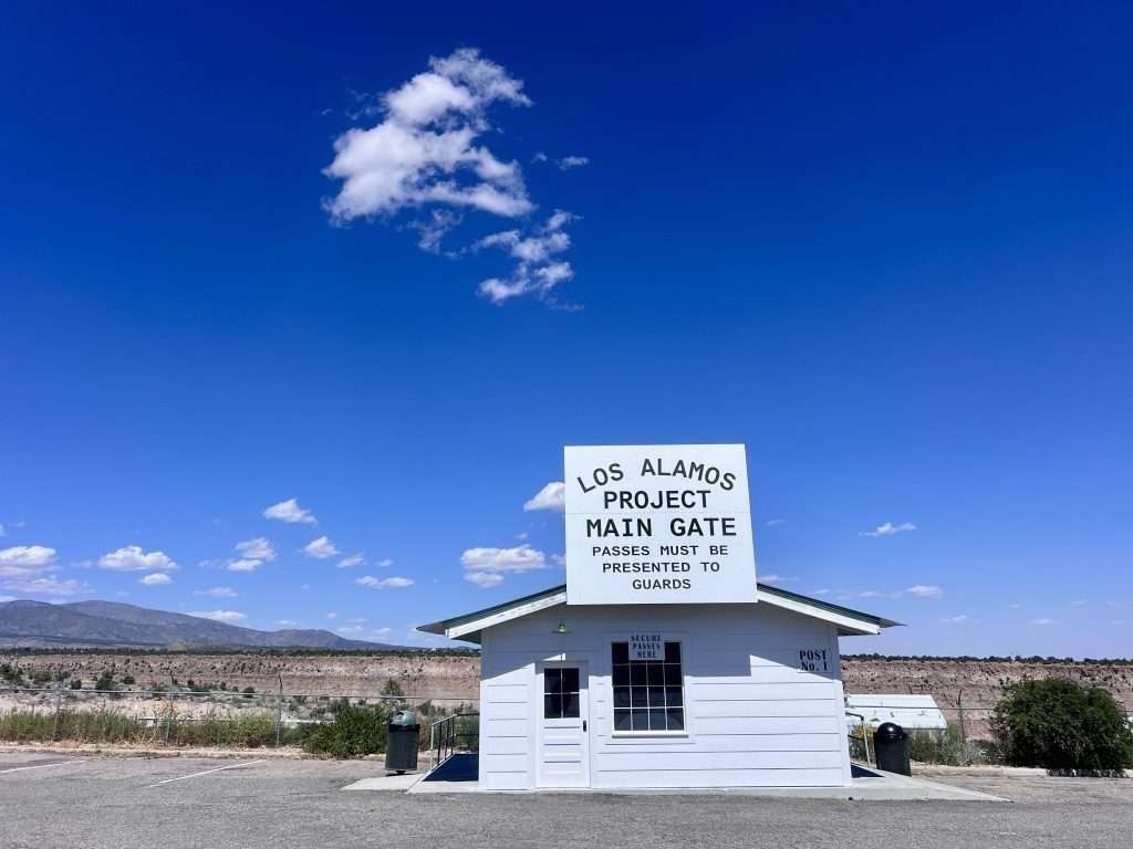 Los Alamos New Mexico Main gate