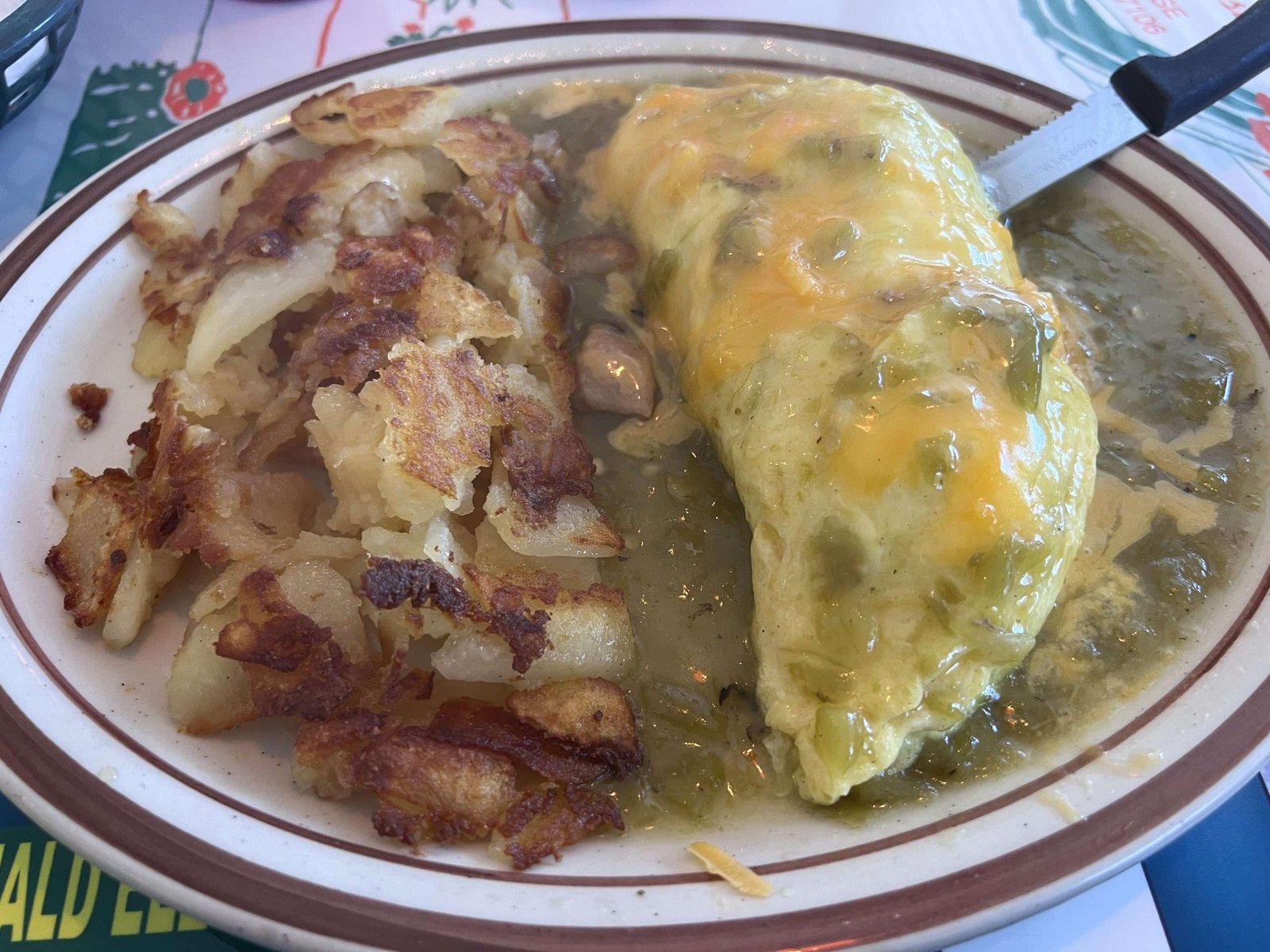 Loyola's breakfast burrito in Albuquerque on Route 66