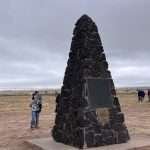 The monument at Trinity Site in New Mexico