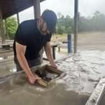 Crater of Diamonds State Park in Arkansas panning mud