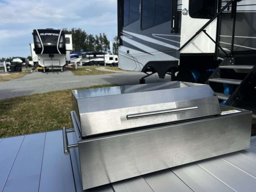 stainless steel electric grill for rv living 