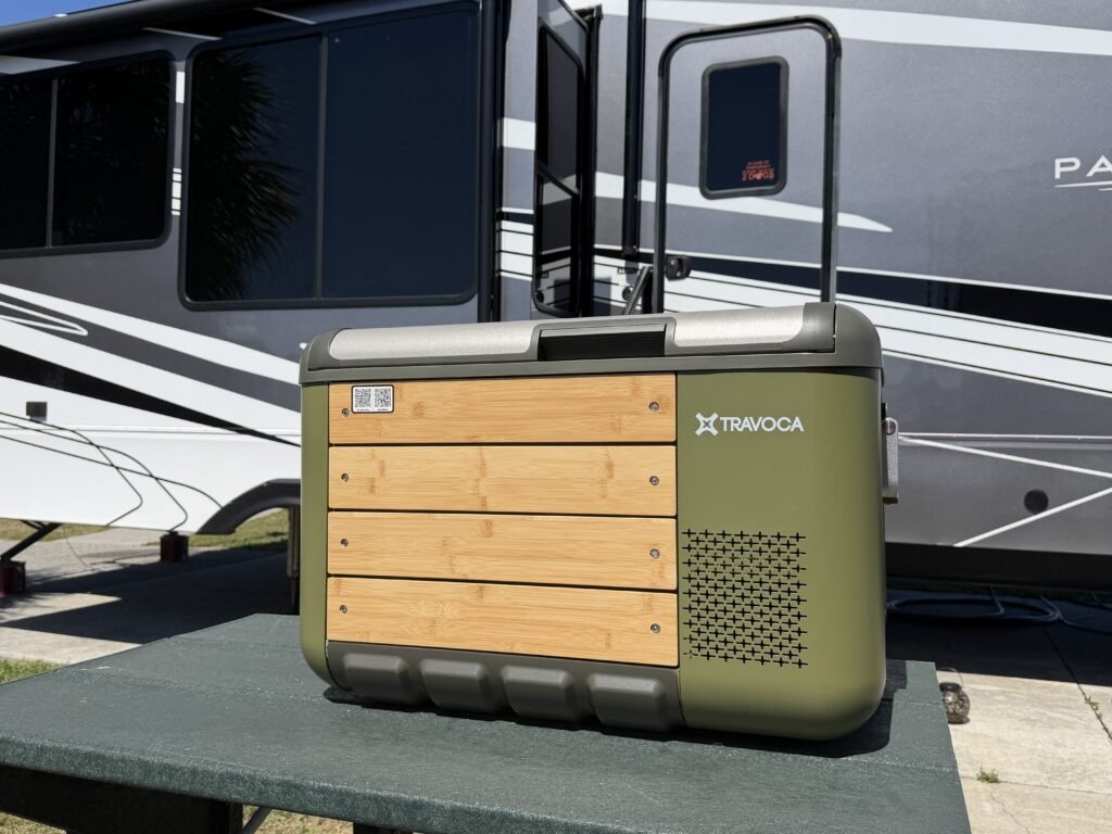 Portable fridge and freezer combo for rv life 
