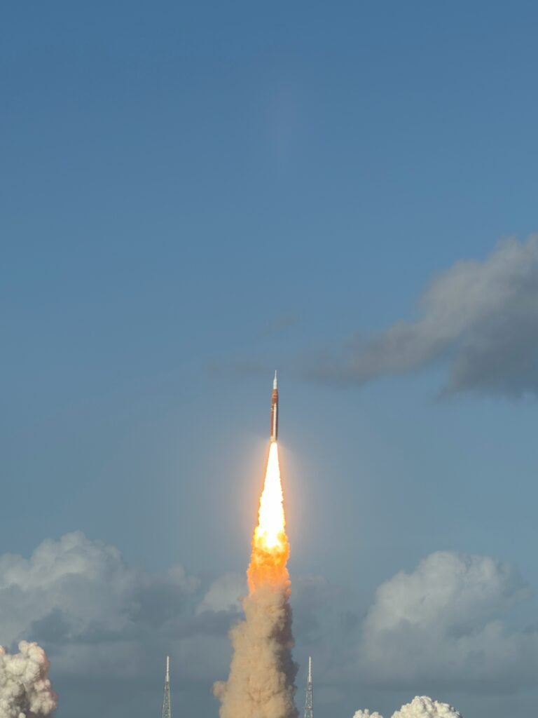 Artemis launch from Kennedy Space Center 