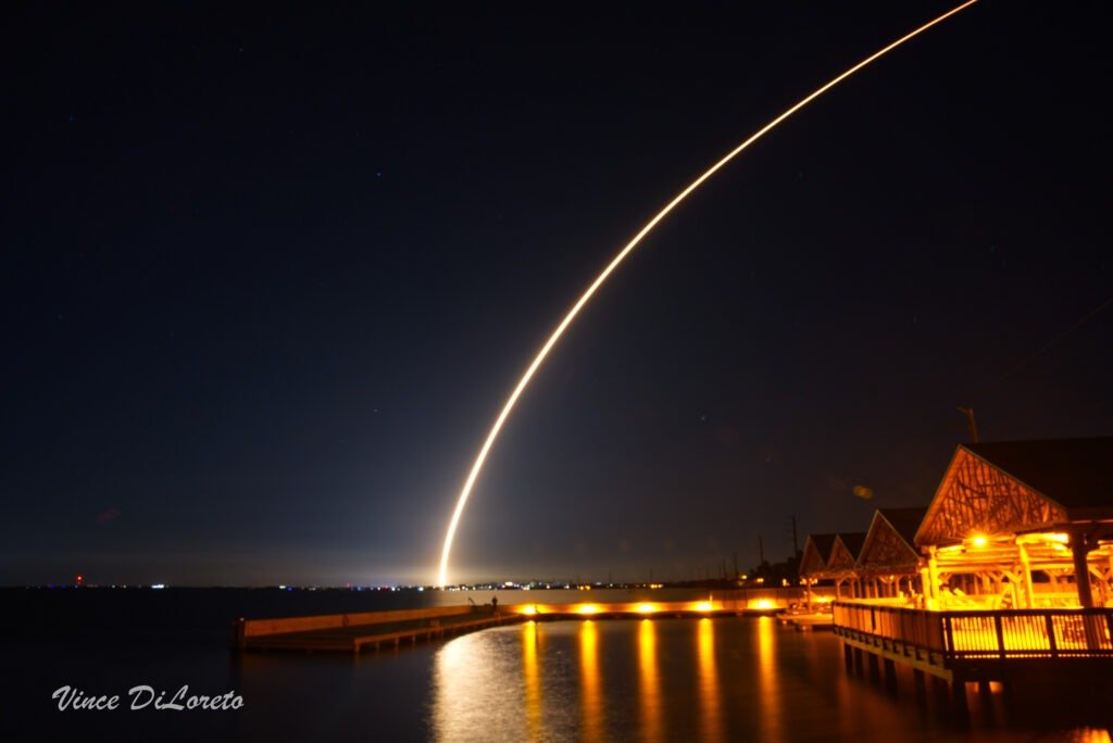 SpaceX launch from Cocoa Beach Florida 
