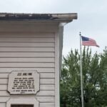 Jesse James Home in St Joseph MO sign stating he was killed here