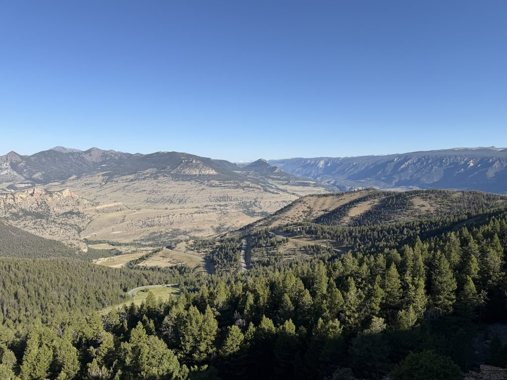 Scenery along the Beartooth Highway 